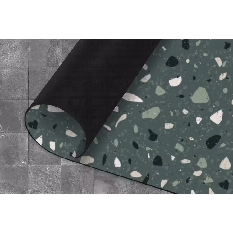 Keukenloper - Terrazzo - Patroon - Kleurrijk - Groen — 4