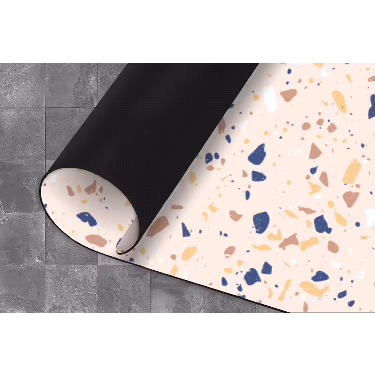 Keukenloper - Terrazzo - Patroon - Kleurrijk - Indigo — 4