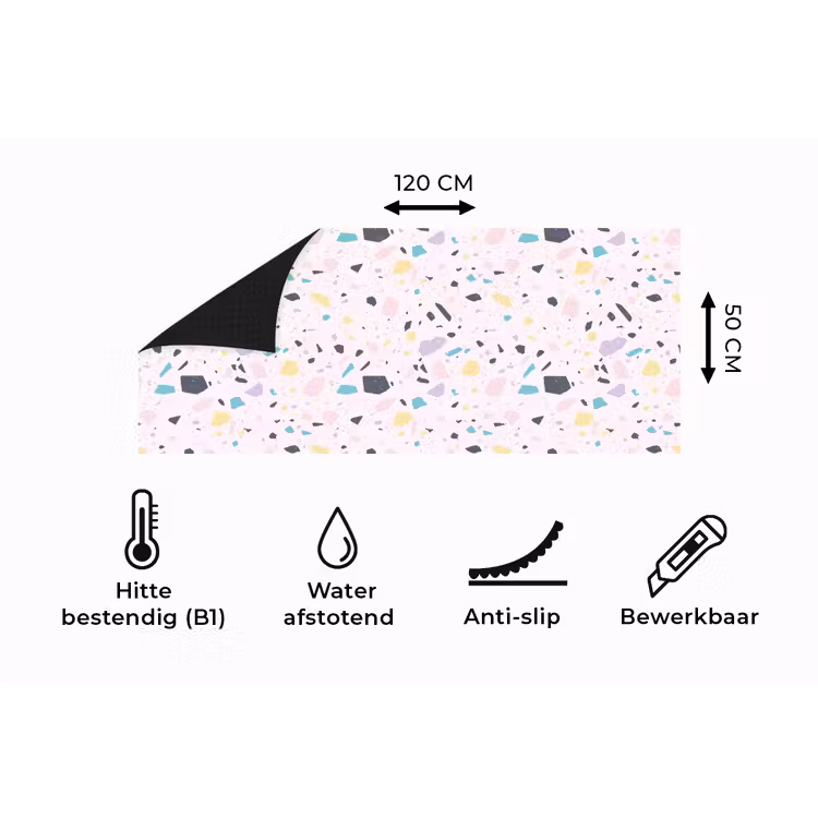 Keukenloper - Terrazzo - Patroon - Zacht - Snoep — 5