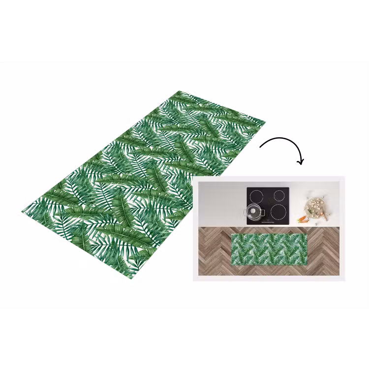 Keukenloper - Tropisch - Palmbladeren - Groen — 1