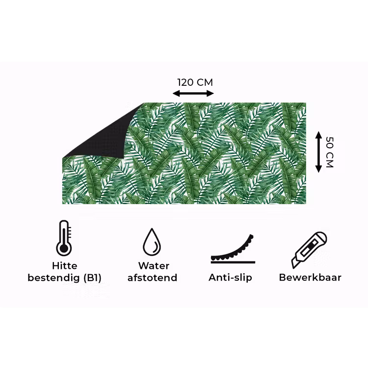 Keukenloper - Tropisch - Palmbladeren - Groen — 5