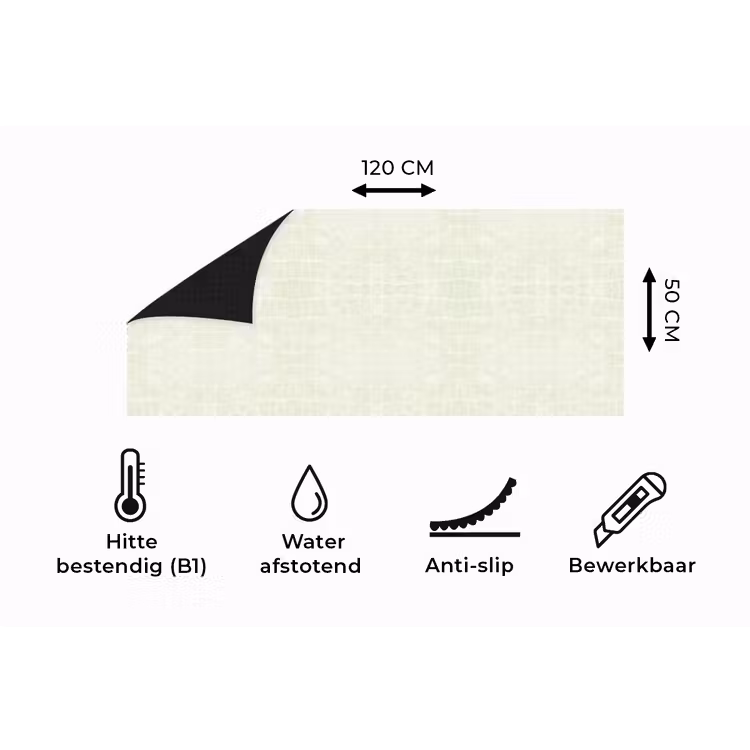 Keukenloper - Krokodil - Leer - Ivoorwit — 5