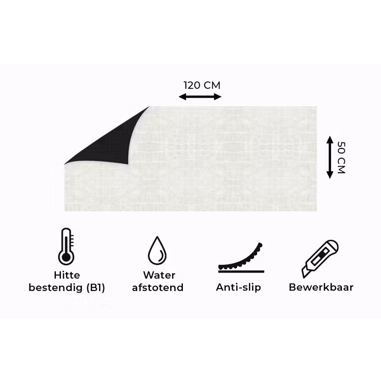Keukenloper - Krokodil - Leer - Wit — 5
