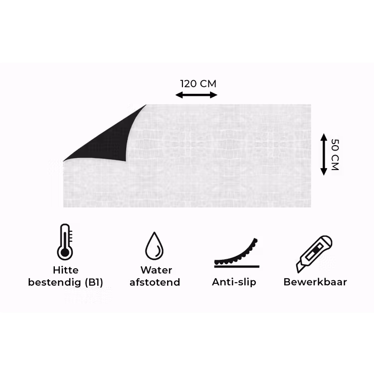 Keukenloper - Krokodil - Leer - Wit — 5