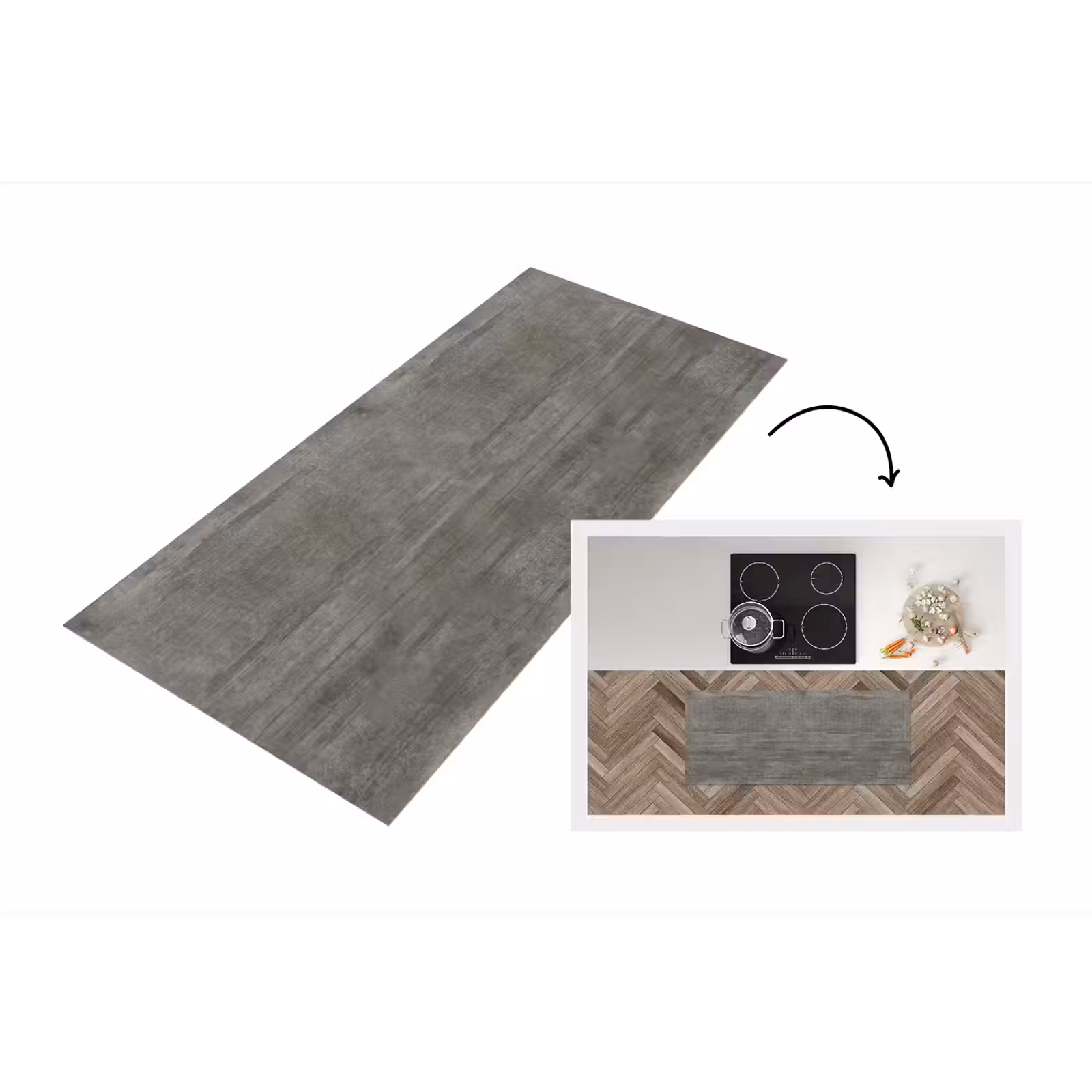 Keukenloper - Structuur - Beton - Steen - Patronen — 1