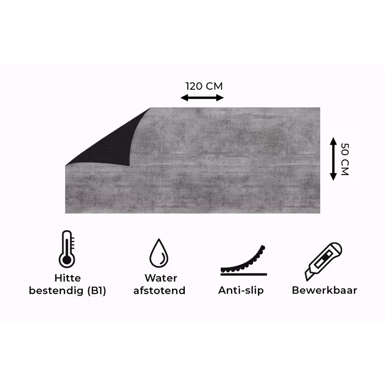 Keukenloper - Beton - Patroon - Antiek — 5