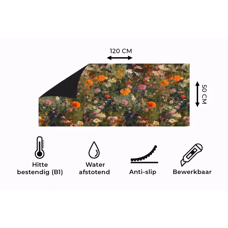 Keukenloper - Bloemenveld - Kleuren - Verf — 5