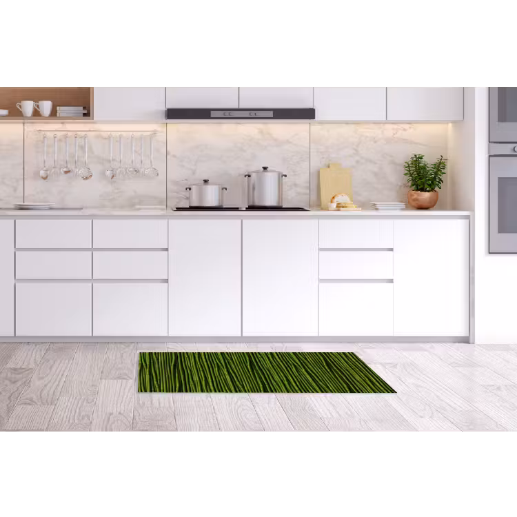 Keukenloper - Gebogen - Stokken - Groen - Bamboe — 3
