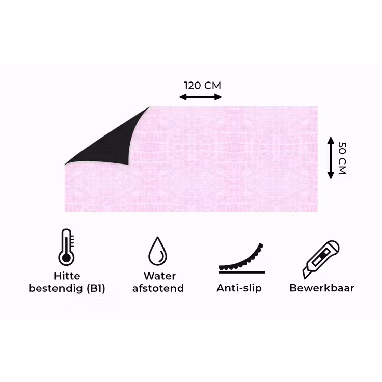 Keukenloper - Krokodil - Leer - Roze — 5
