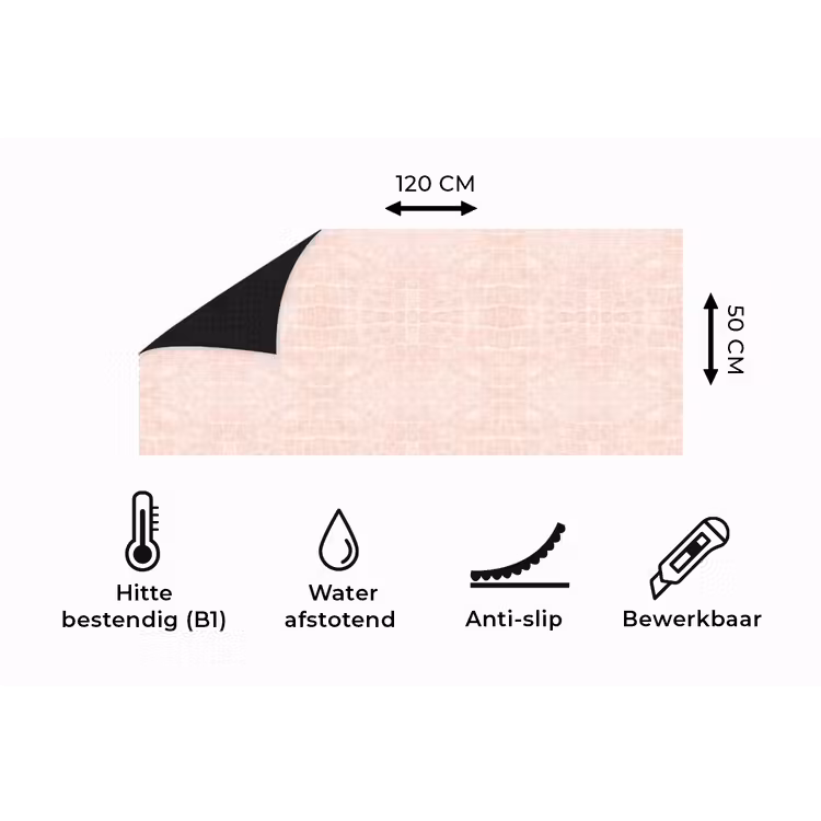 Keukenloper - Krokodil - Leer - Zacht - Roze — 5