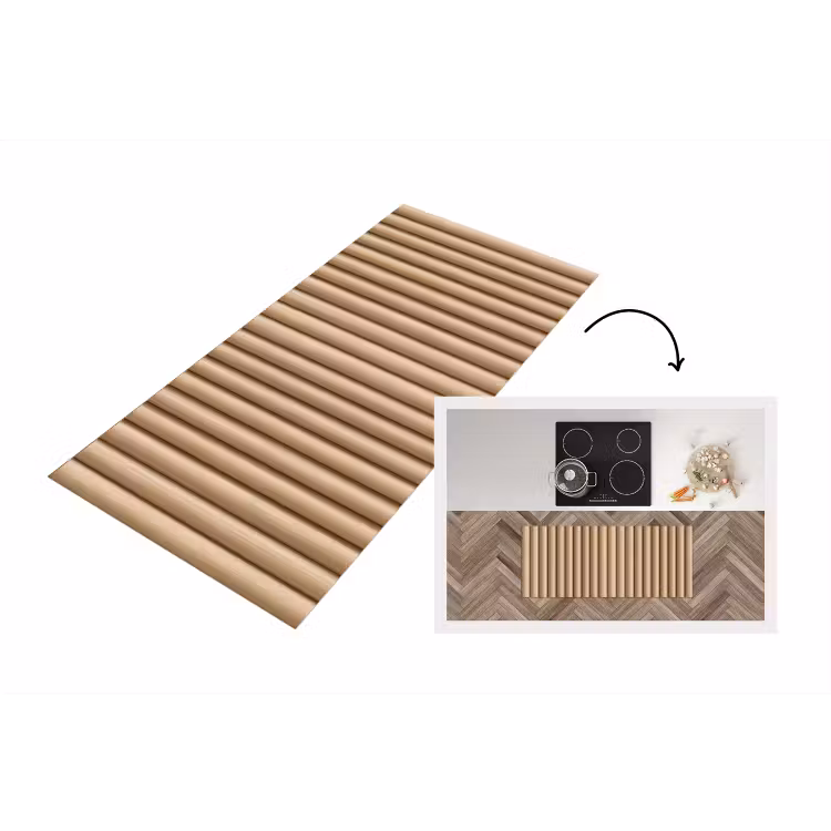 Keukenloper - Licht - Bamboe - Verticaal — 1
