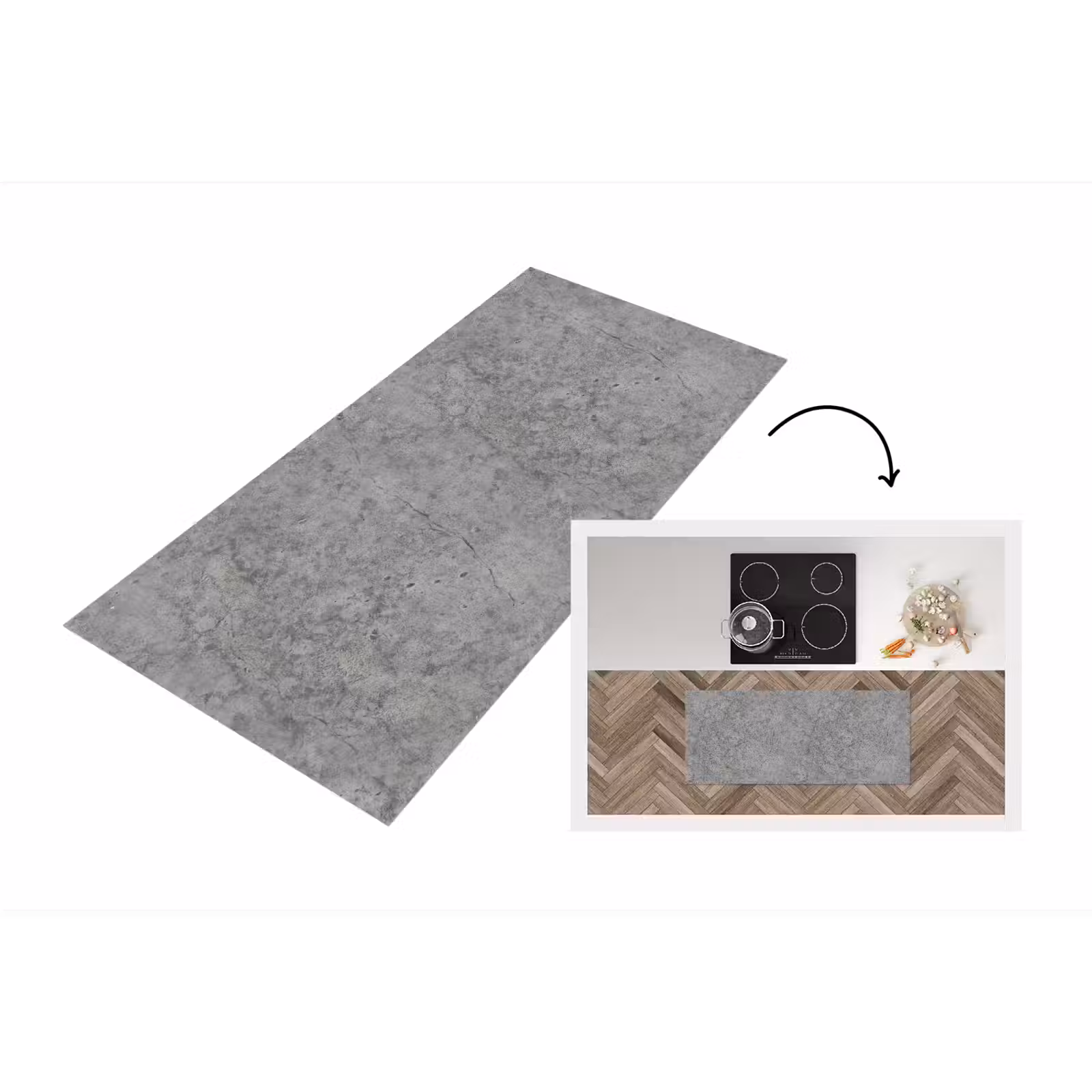 Keukenloper - Beton - Antiek - Patronen — 1