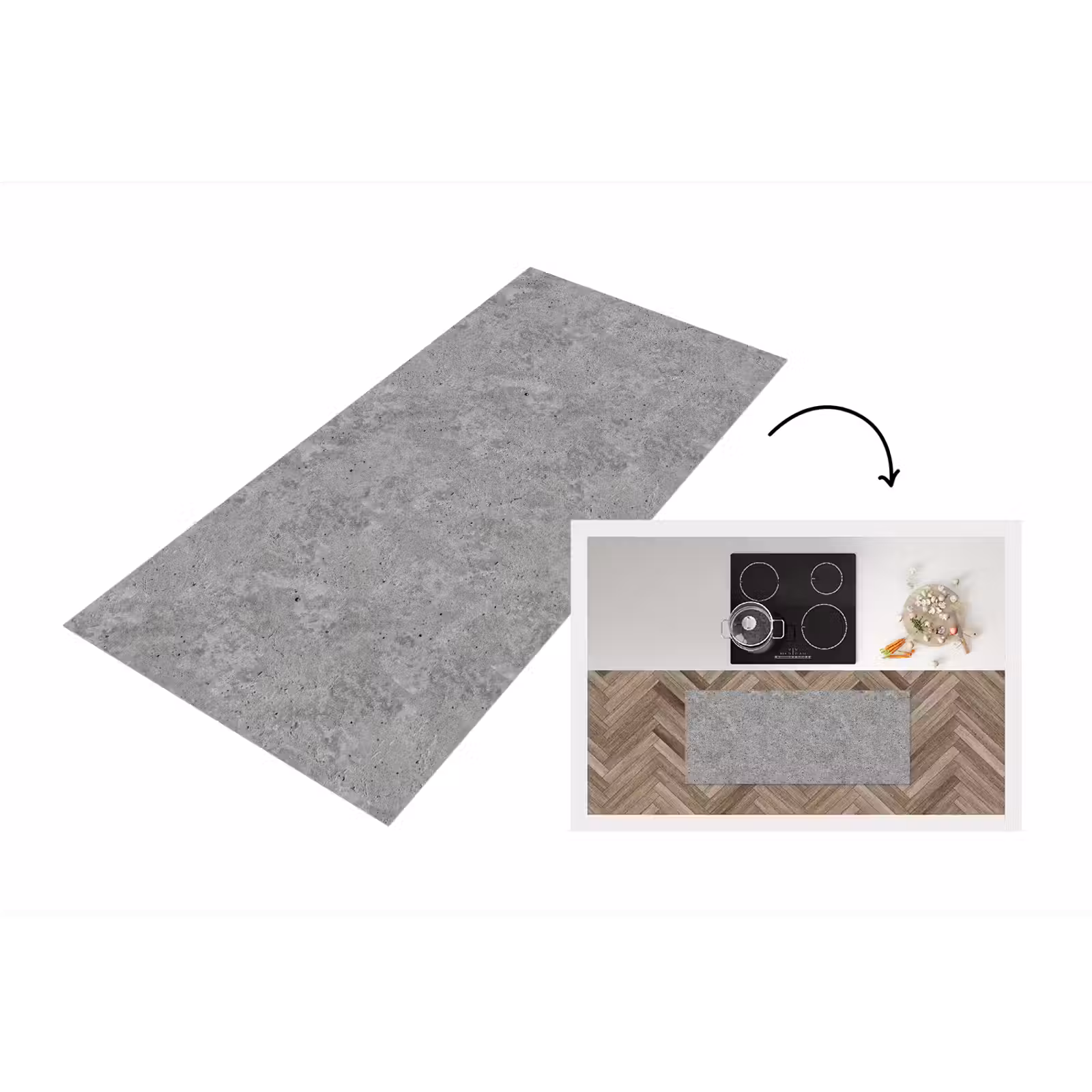 Keukenloper - Patroon - Cement - Beton — 1