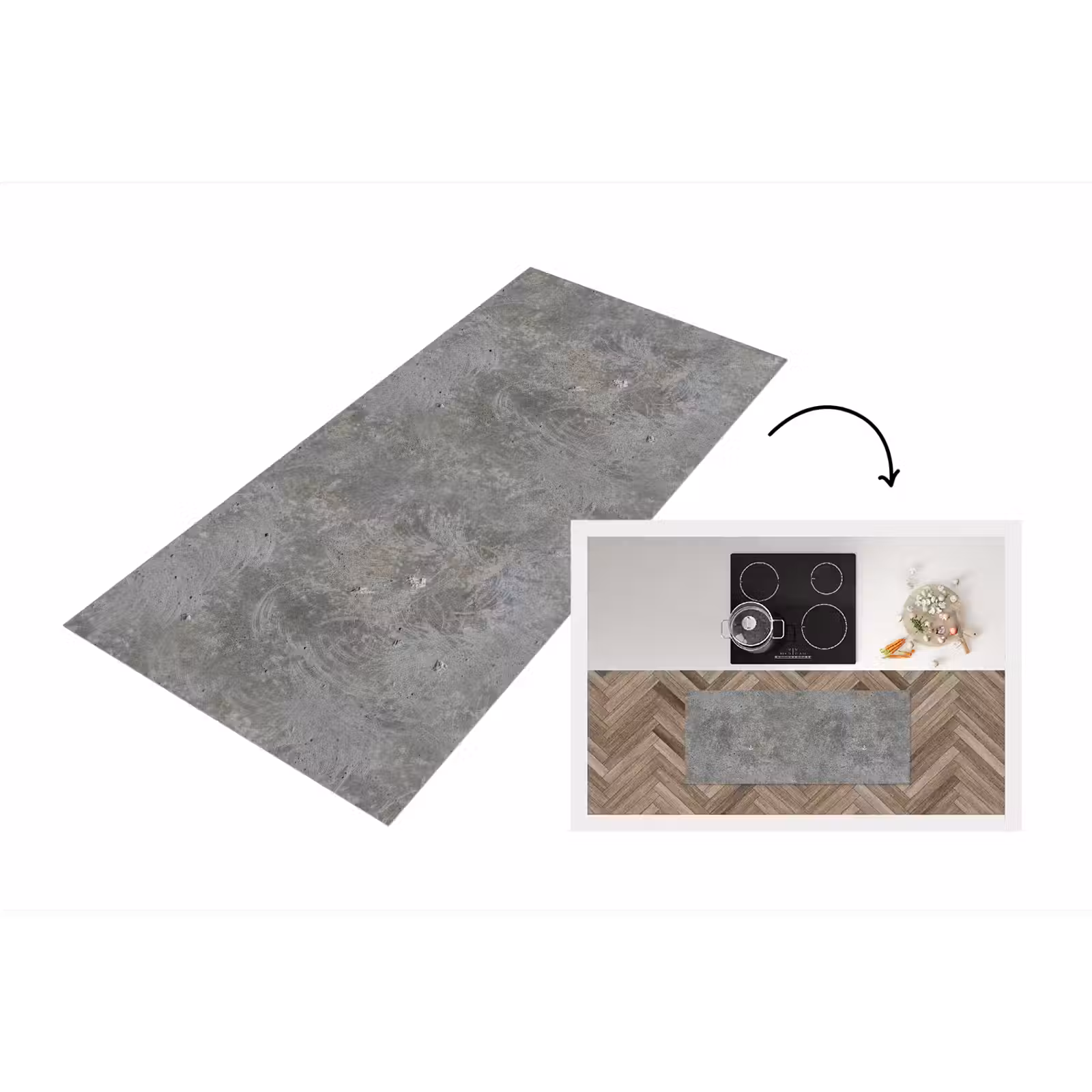Keukenloper - Stenen - Beton - Patronen — 1