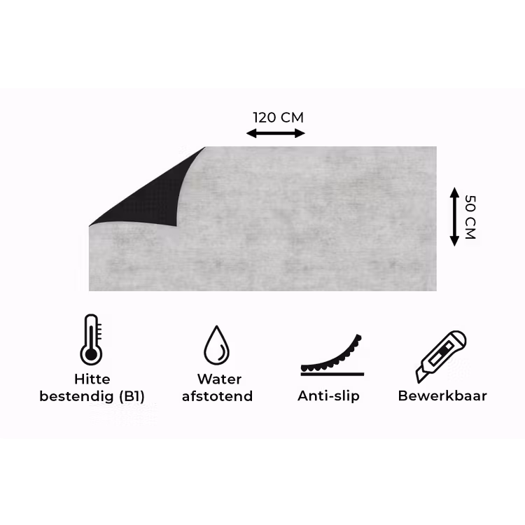 Keukenloper - Beton - Grijs - Industrieel - Patroon — 5
