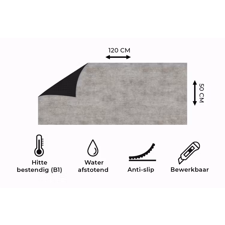 Keukenloper - Beton - Oud - Grijs - Patronen — 5