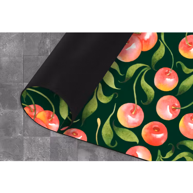 Keukenloper - Groen - Rood - Kersen - Bladeren — 4