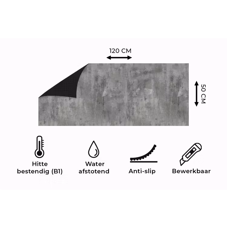 Keukenloper - Roest - Beton - Patroon — 5