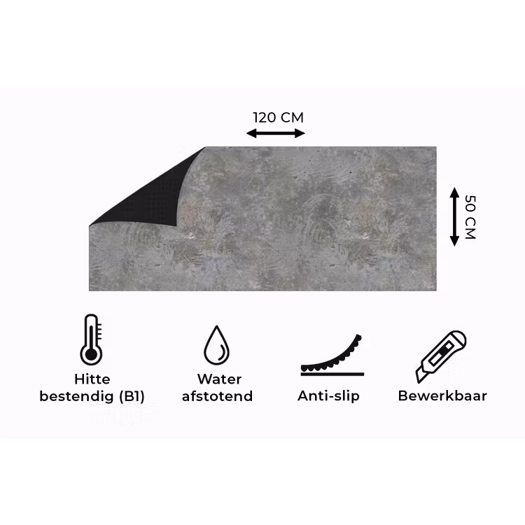 Keukenloper - Stenen - Beton - Patronen — 5