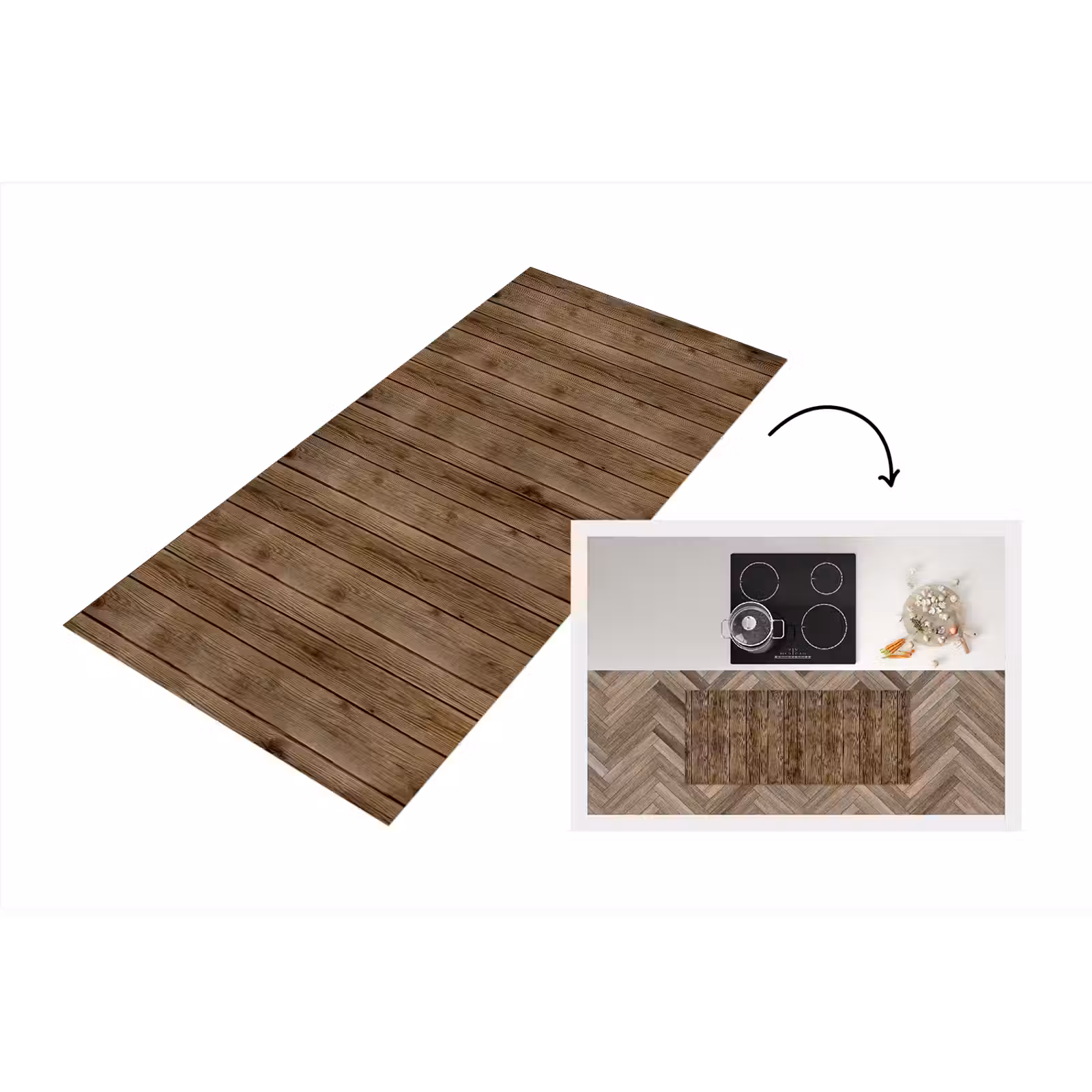 Keukenloper - Hout - Natuur - Patronen — 1