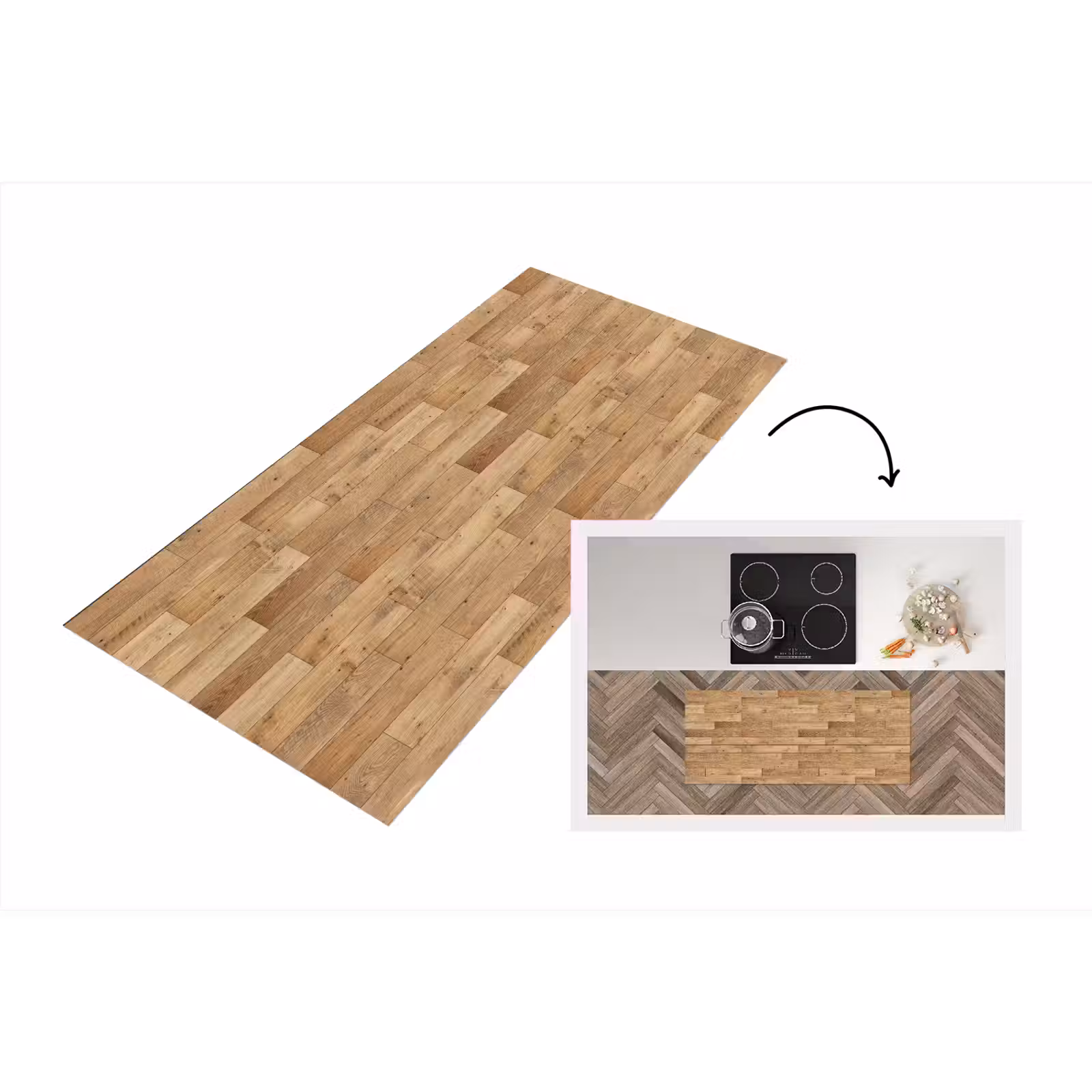 Keukenloper - Patroon - Parket - Patronen — 1