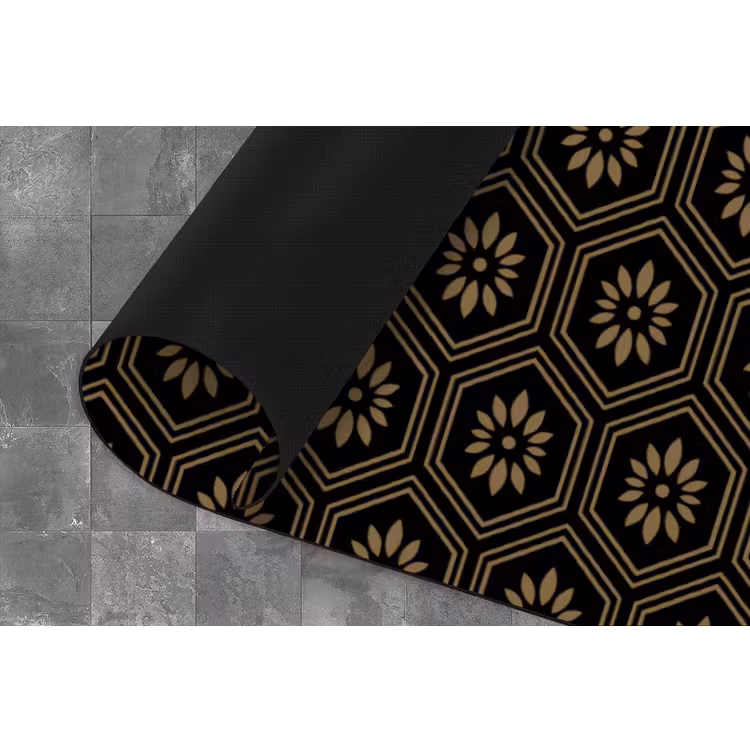 Keukenloper - Bloemen - Goud - Hexagon — 4