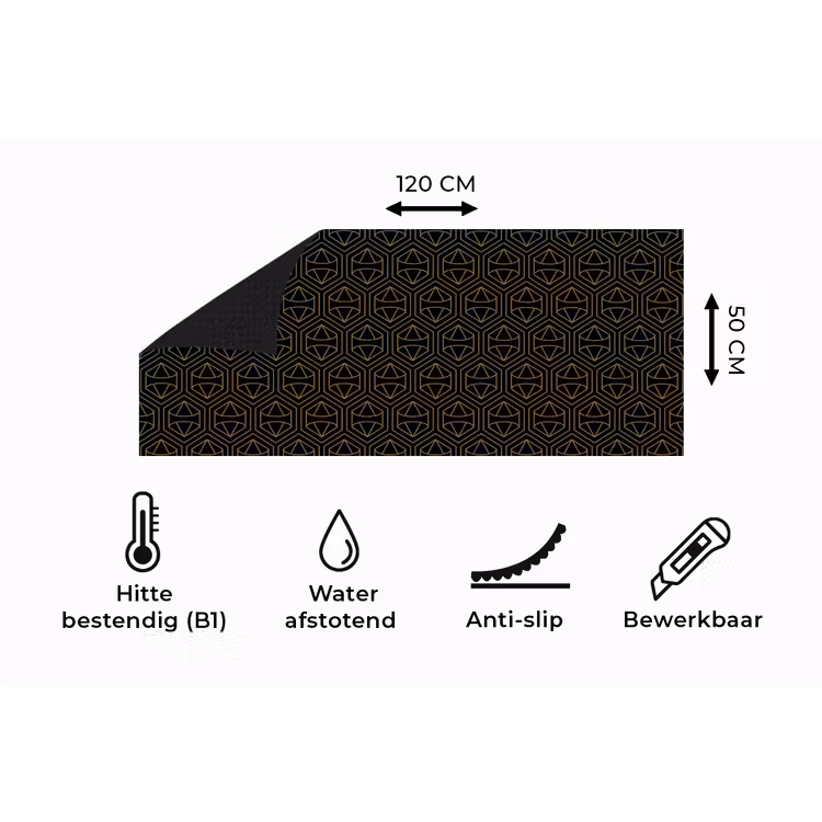 Keukenloper - Goud - Zwart - Diamant — 5