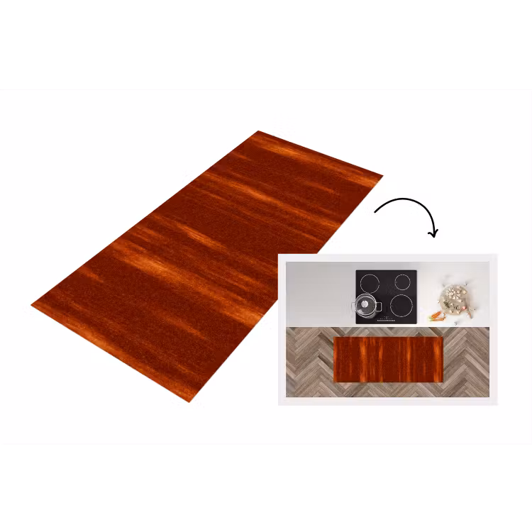 Keukenloper - Oranje - Rood - Roest - Metaal — 1