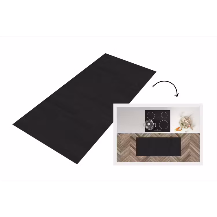 Keukenloper - Plank - Zwart - Patronen — 1