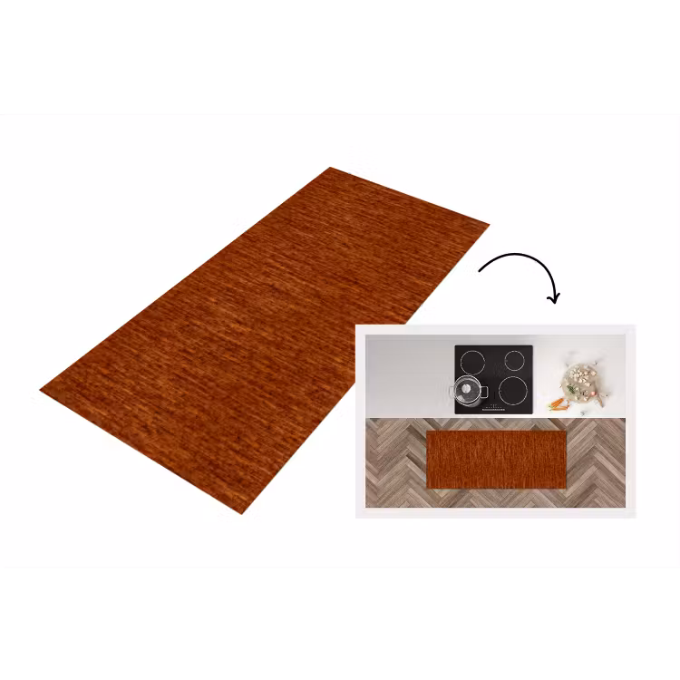 Keukenloper - Rood - Bruin - Metaal - Roest — 1