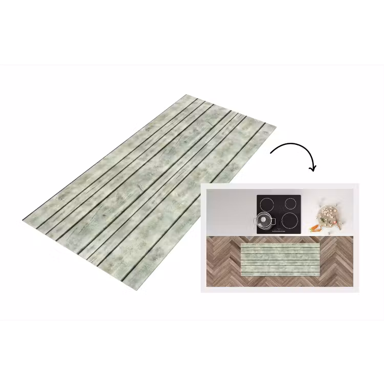Keukenloper - Vintage - Hout - Patronen - Plank — 1