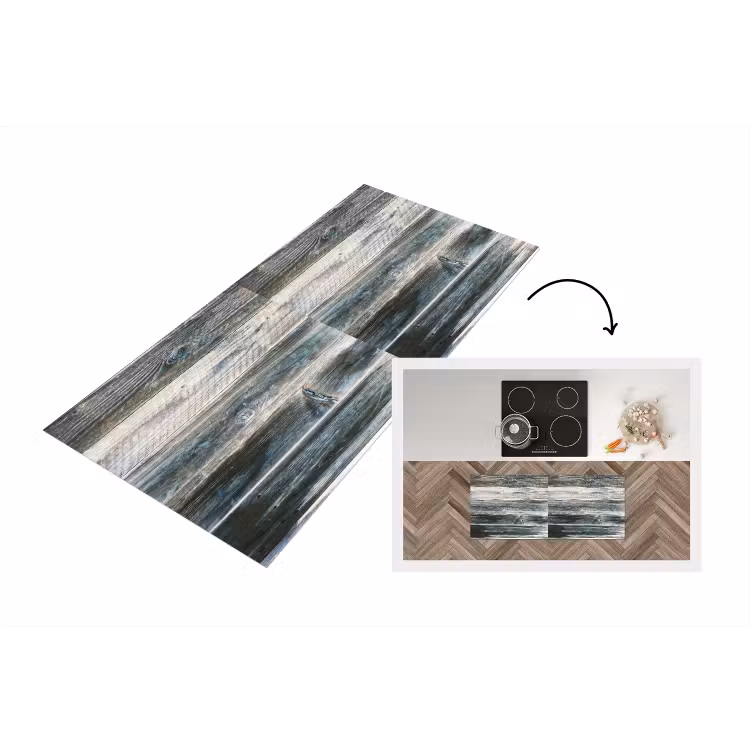 Keukenloper - Vintage - Patroon - Hout — 1