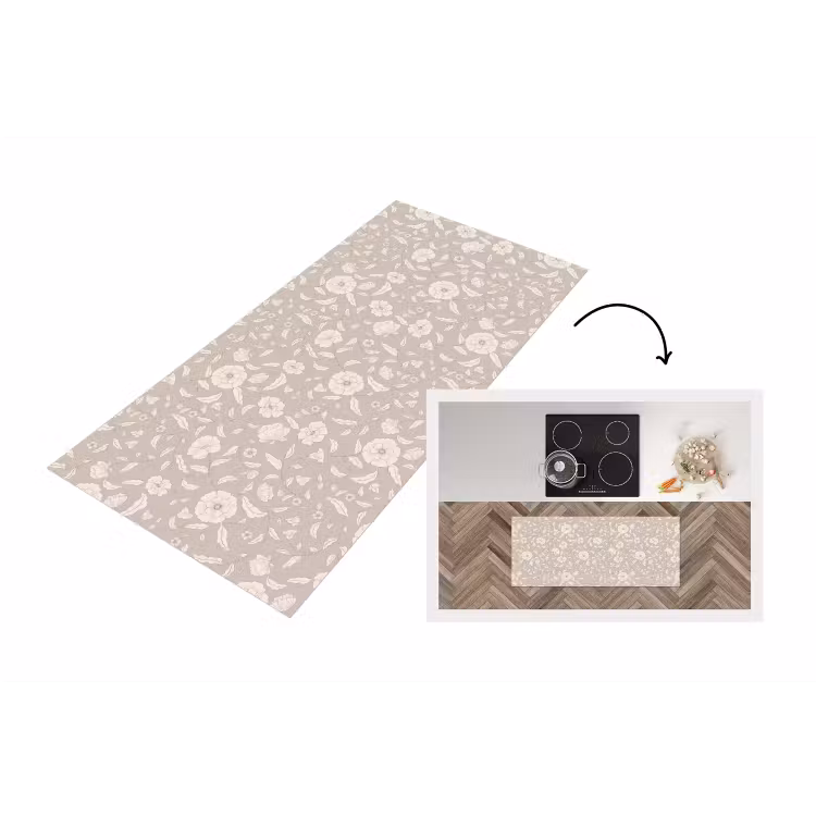 Keukenloper - Bloemen - Blaadjes - Patroon — 1