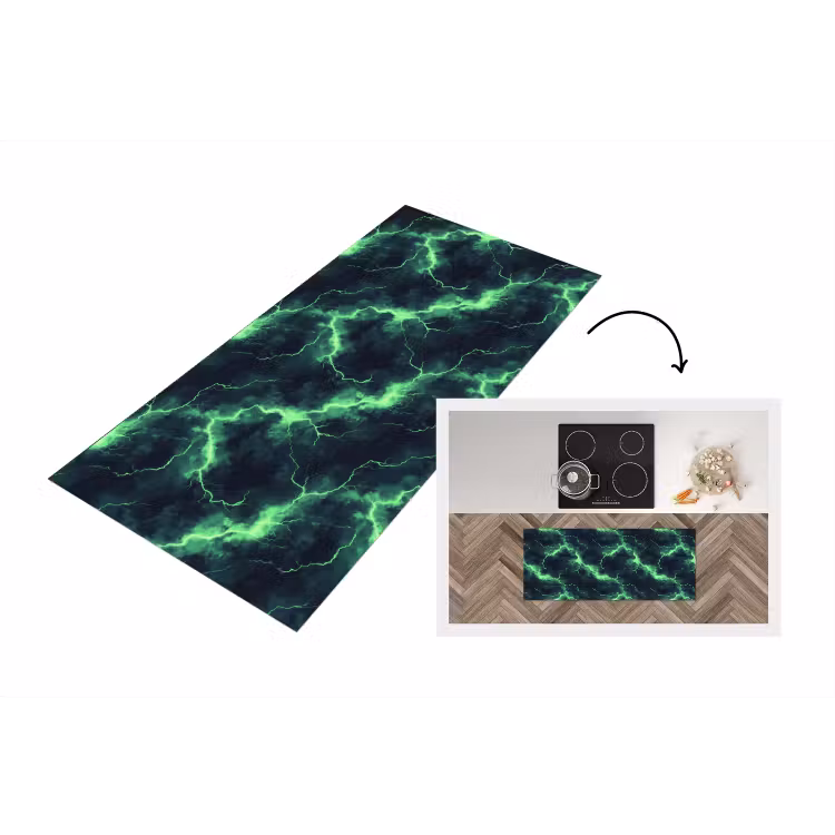 Keukenloper - Groen - Bliksem - Storm — 1