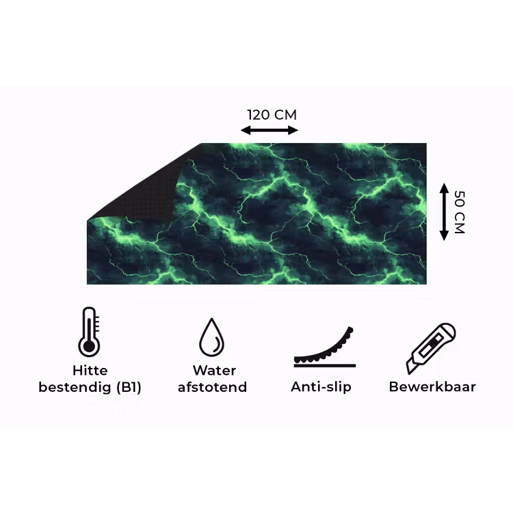 Keukenloper - Groen - Bliksem - Storm — 5