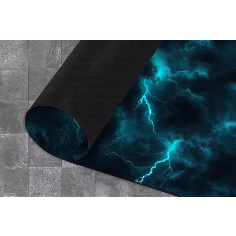 Keukenloper - Turquoise - Bliksem - Wolken — 4