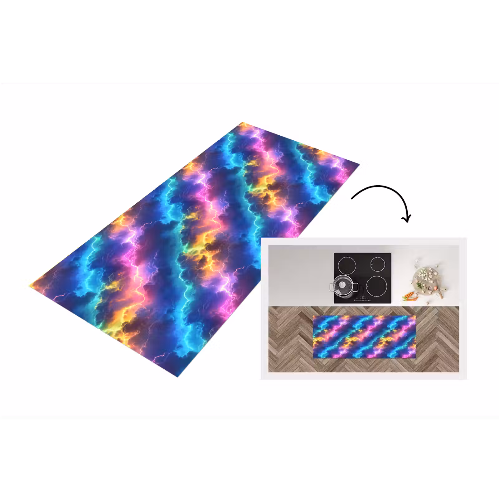 Keukenloper - Storm - Bliksem - Regenboog — 1