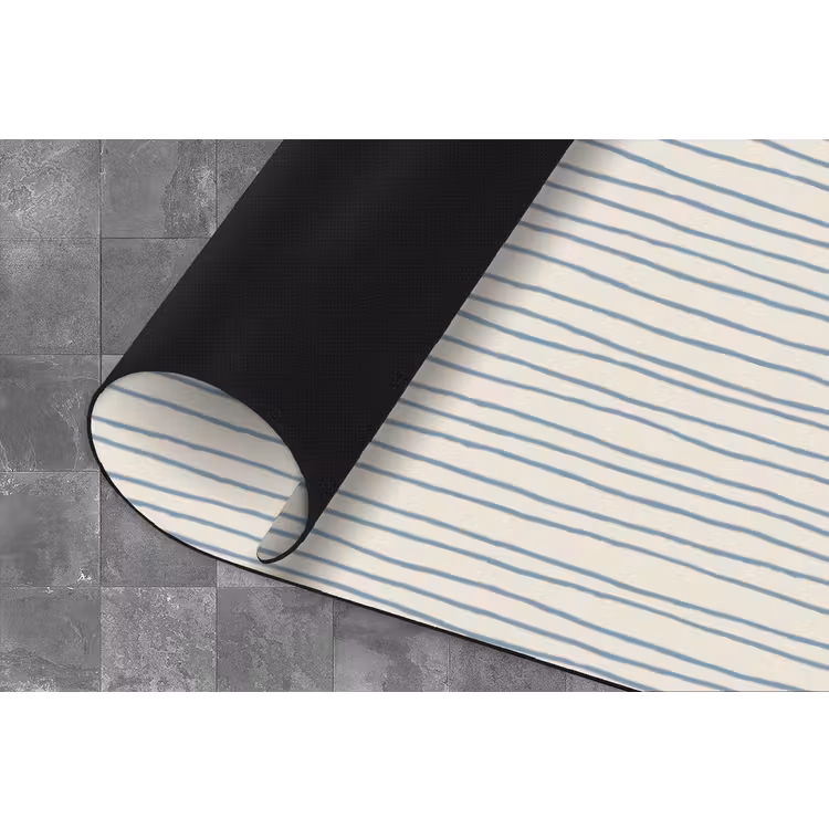 Keukenloper - Blauw - Strepen - Beige — 4