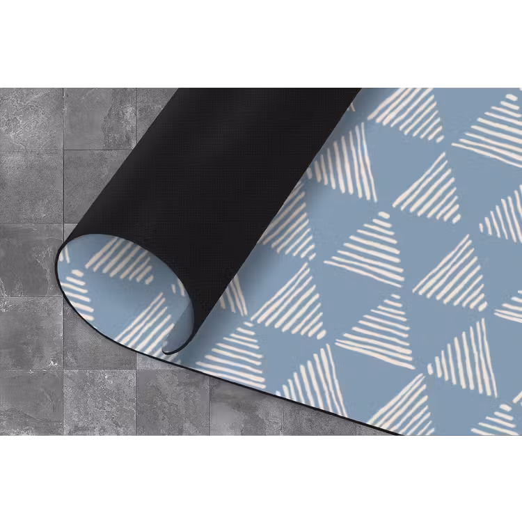 Keukenloper - Driehoek - Blauw - Patroon - Strepen — 4