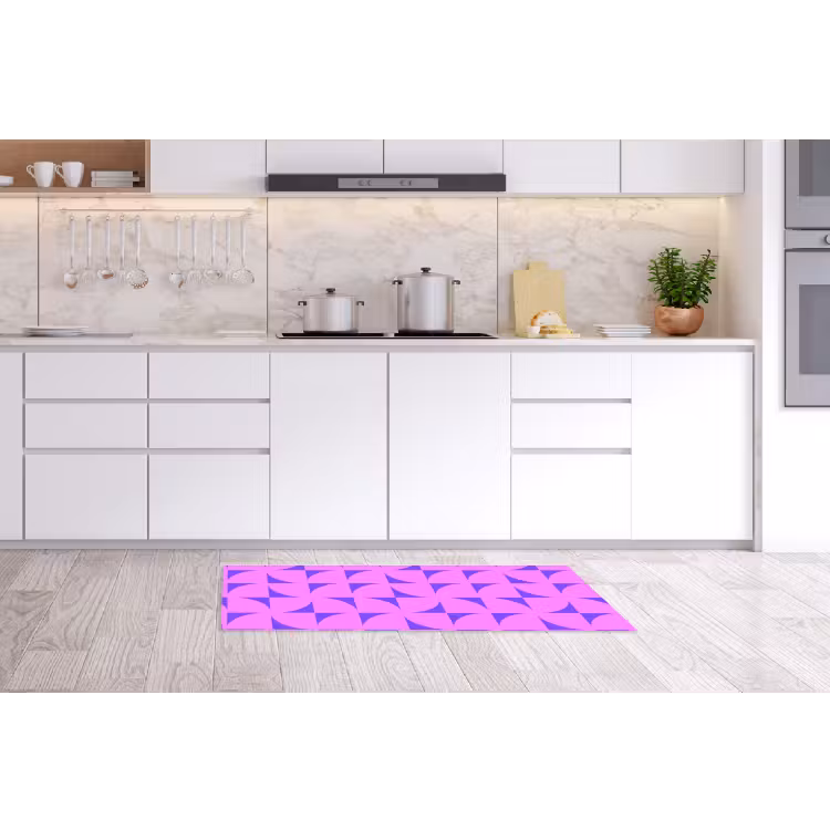 Keukenloper - Kwadranten - Paars - Roze - Vierkanten — 3