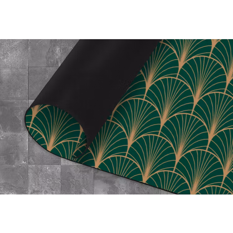 Keukenloper - Patroon - Groen - Goud - Symmetrisch — 4