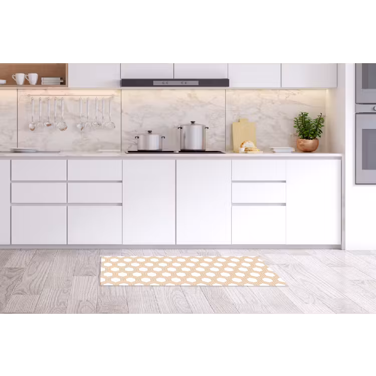 Keukenloper - Wit - Patroon - Symmetrisch - Modern — 3