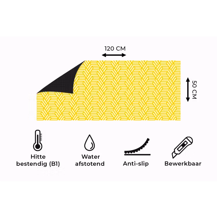 Keukenloper - Geel - Patroon - Geometrisch — 5