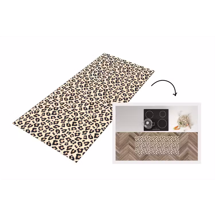 Keukenloper - Panterprint - Patroon - Bruin — 1