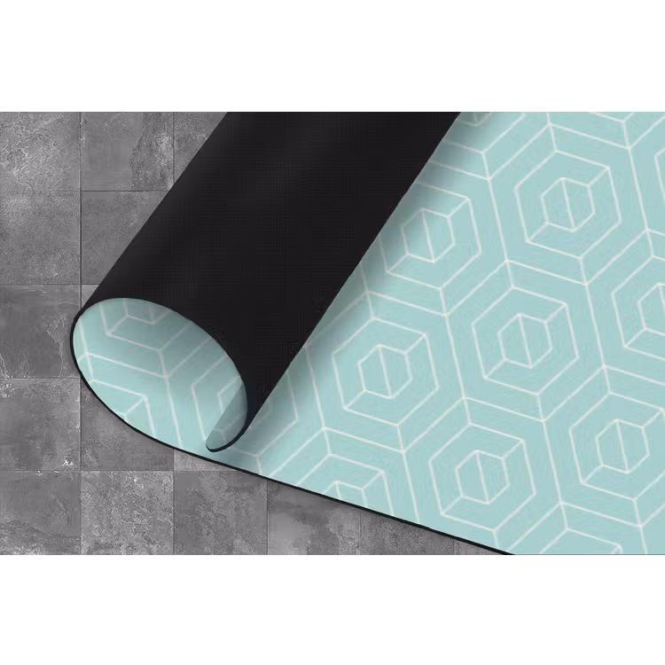 Keukenloper - Turquoise - Patroon - Lijnen — 4