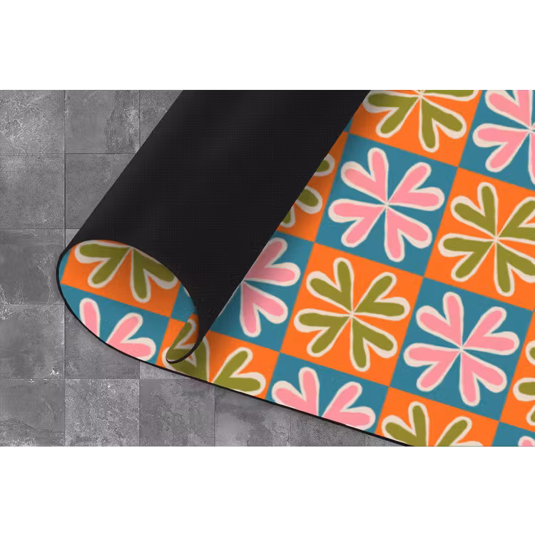 Keukenloper - Bloemen - Retro - Patroon - Kleurrijk — 4