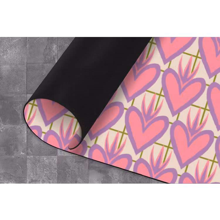 Keukenloper - Patroon - Roze - Hartjes — 4