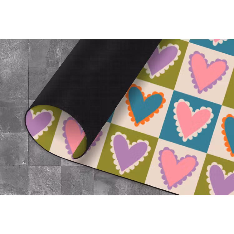 Keukenloper - Retro - Kleuren - Patroon - Hartjes — 4