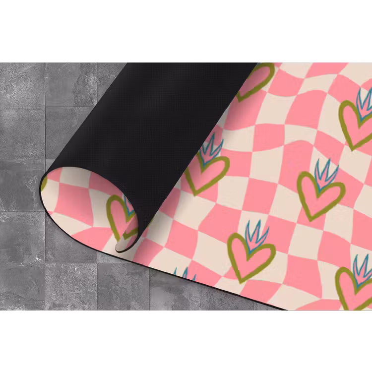 Keukenloper - Roze - Retro - Patroon - Geblokt — 4