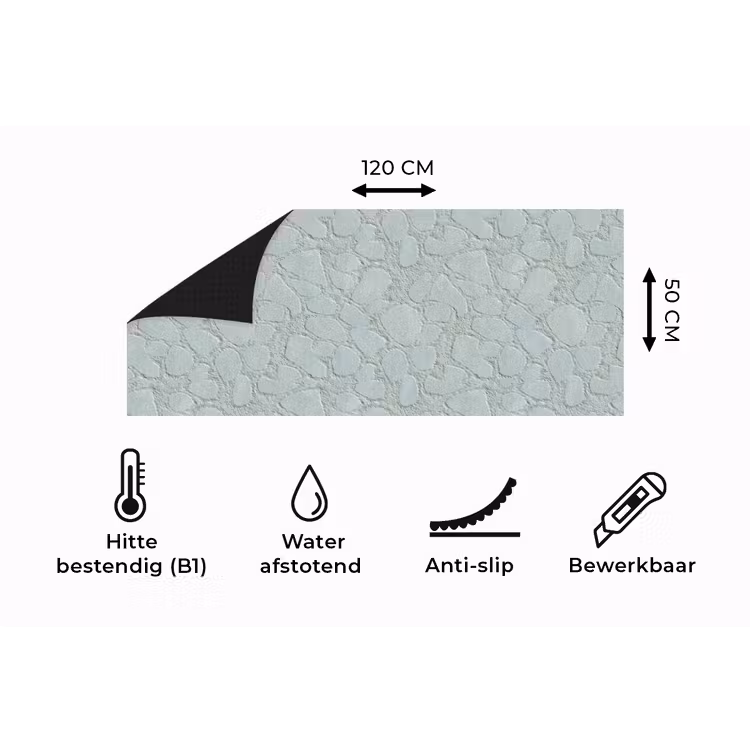 Keukenloper - Blauw - Steen - Fragmenten — 5